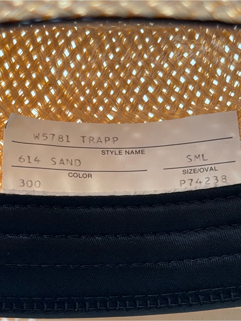 Stetson Straw Hat - sz S - Picture 7 of 7